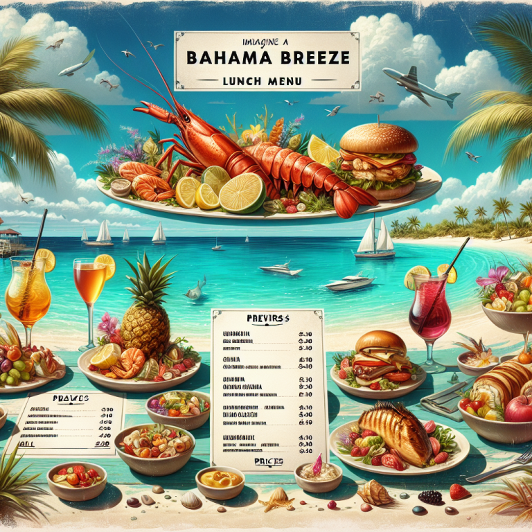 Bahama Breeze Lunch Menu With Prices