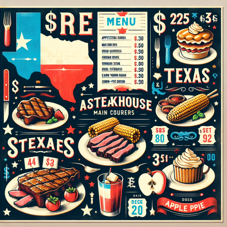 Texas Roadhouse Menu With Prices