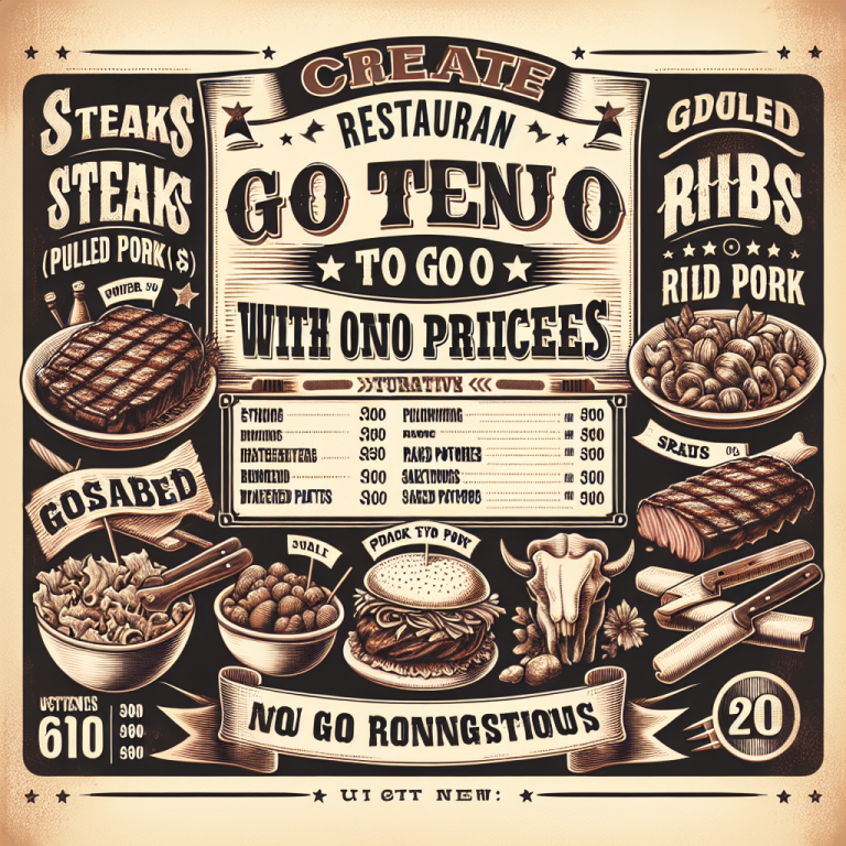 Texas Roadhouse To Go Menu With Prices