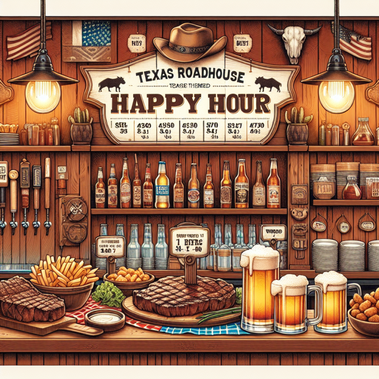 Texas Roadhouse Happy Hour Menu With Prices