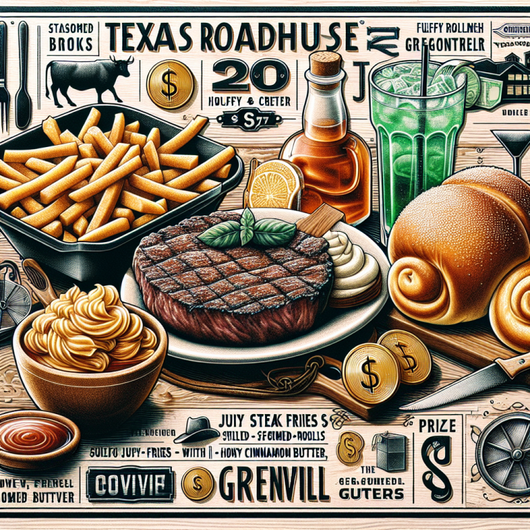 Texas Roadhouse Greenville Menu With Prices