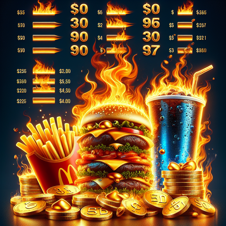 Burger King Fiery Menu With Prices