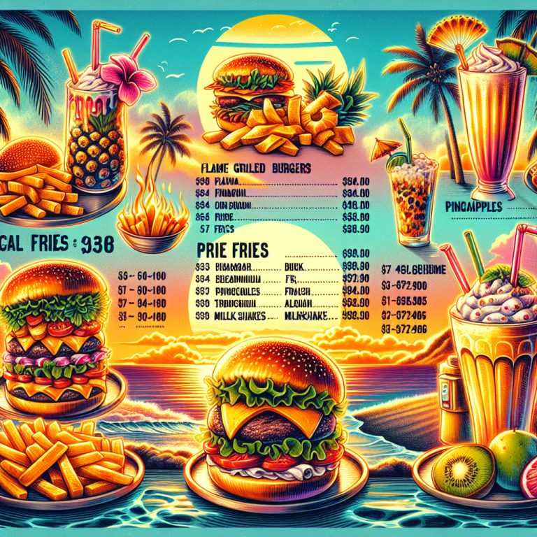 Burger King Hawaii Menu With Prices