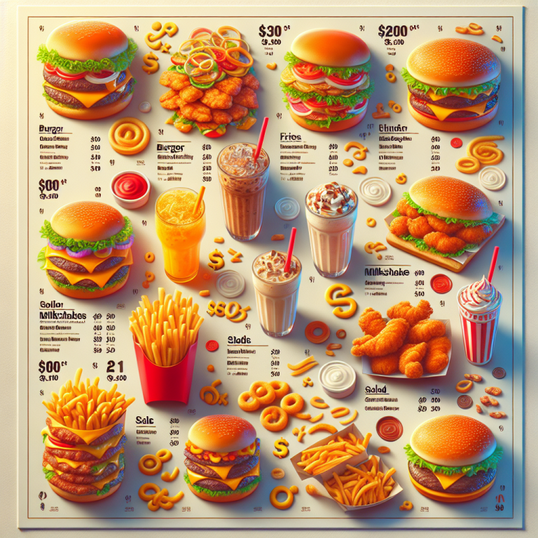 Burger King Menu With Prices