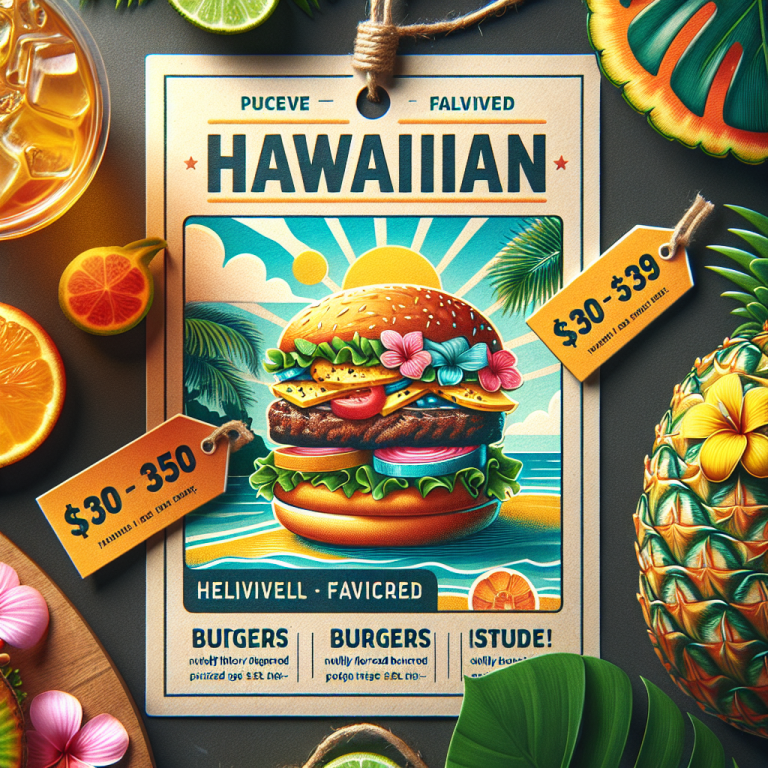 Discover the Unique Flavors of the Burger King Hawaii Menu: A Complete Guide with Prices