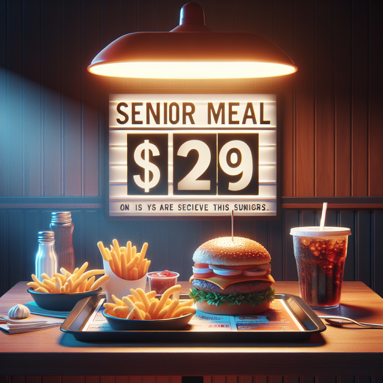 Discover the Affordable Delights of Burger King’s Senior Menu