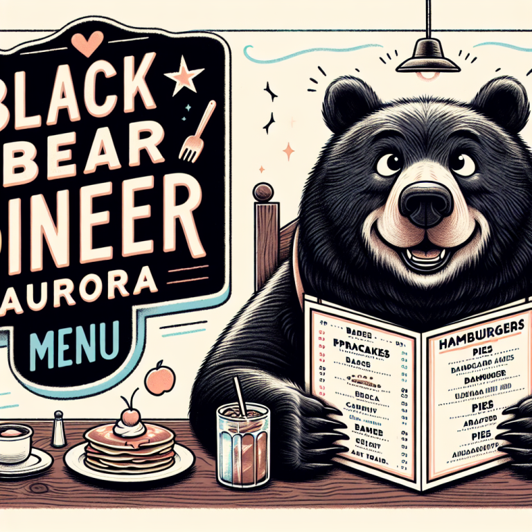 Black Bear Diner Aurora Menu