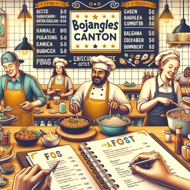 Bojangles Canton Menu With Prices