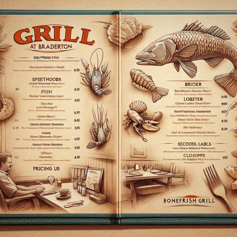 # Bonefish Grill Bradenton Menu With Prices