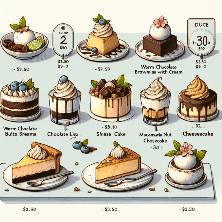 # Bonefish Grill Desserts Menu With Prices