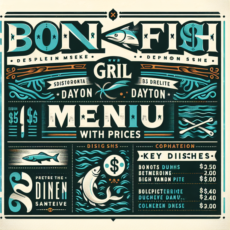 Bonefish Grill Dayton Menu With Prices. First Letter Capital Of Every Word. Do Not Use Full Stop. *Note: Do Not Need #. Change  Into Html h3 Tag And  Into Html h4 Tag.