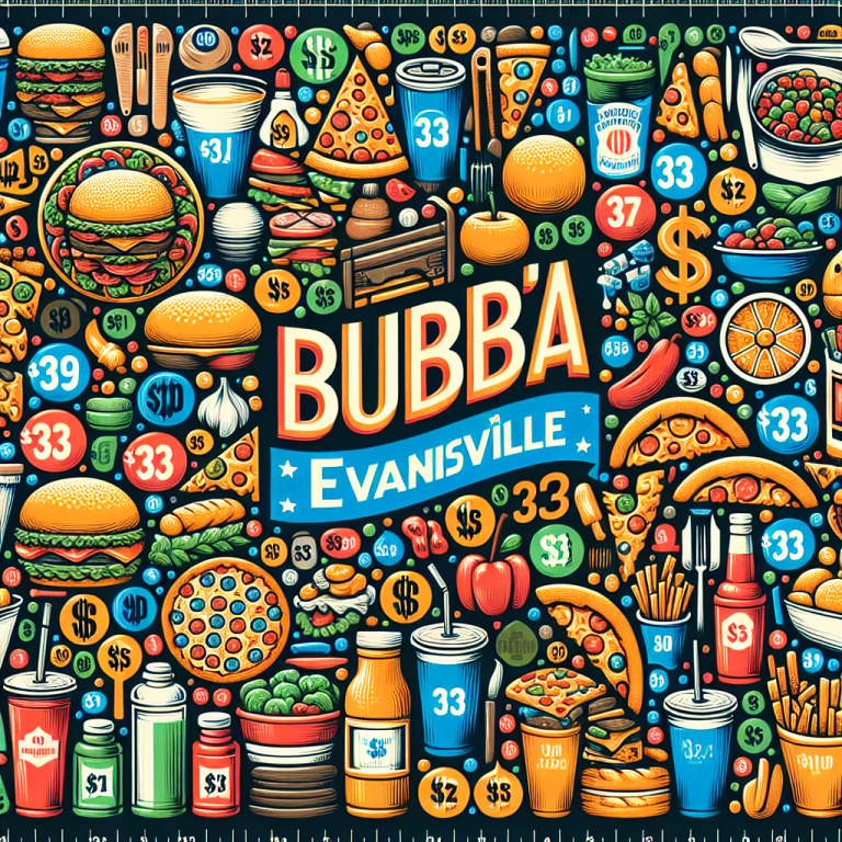 Bubbaʼs 33 Evansville Menu With Prices