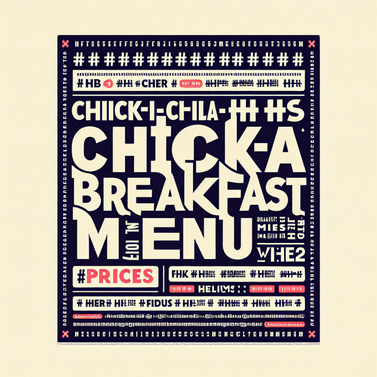 Chick-fil-A Breakfast Menu With Prices