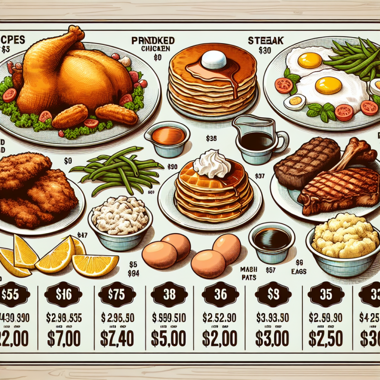 Cracker Barrel Full Menu With Prices