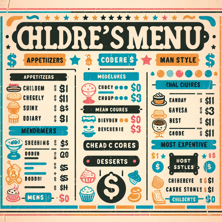 Cracker Barrel Kids Menu With Prices