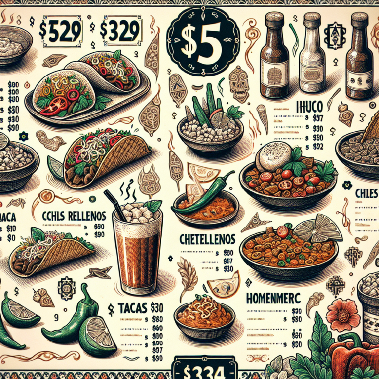 Casa Del Taco Menu With Prices