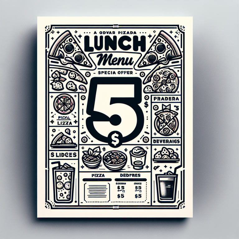 Dominoʼs $5 Lunch Menu With Prices