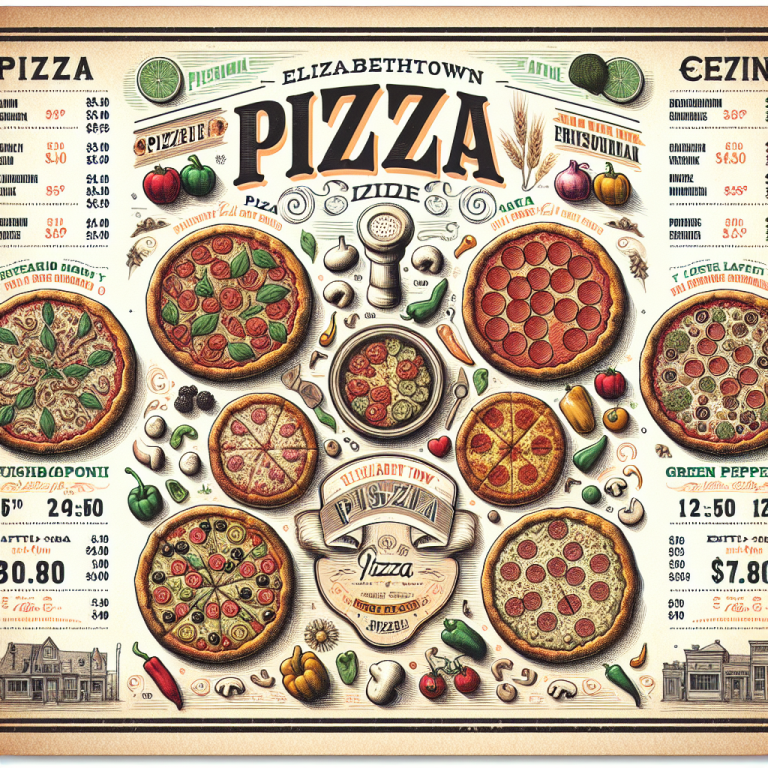 Dominoʼs Pizza Elizabethtown Menu With Prices