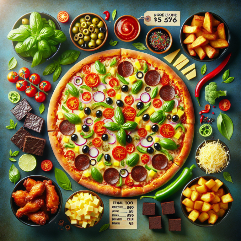 Dominoʼs Pizza Full Menu With Prices