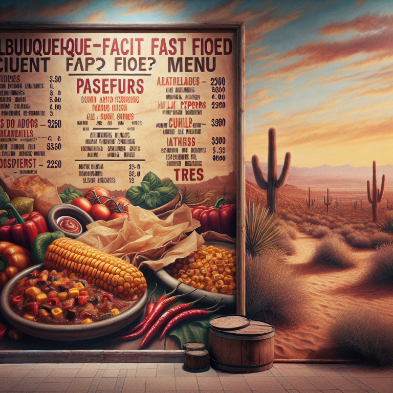 KFC Albuquerque Menu With Prices