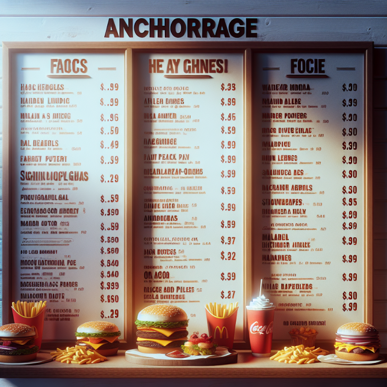 KFC Anchorage Menu With Prices