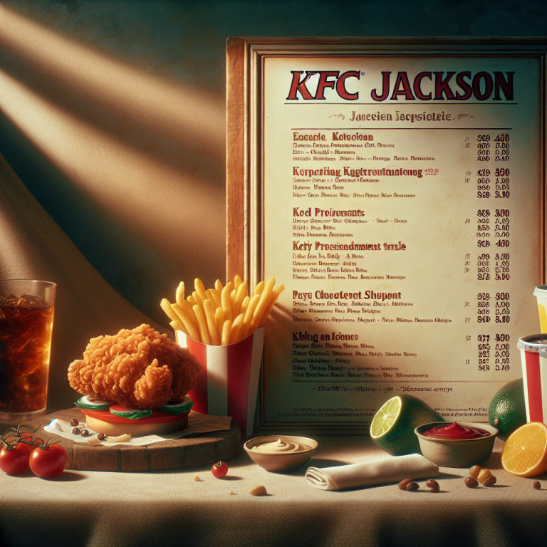 # KFC Jackson Menu With Prices