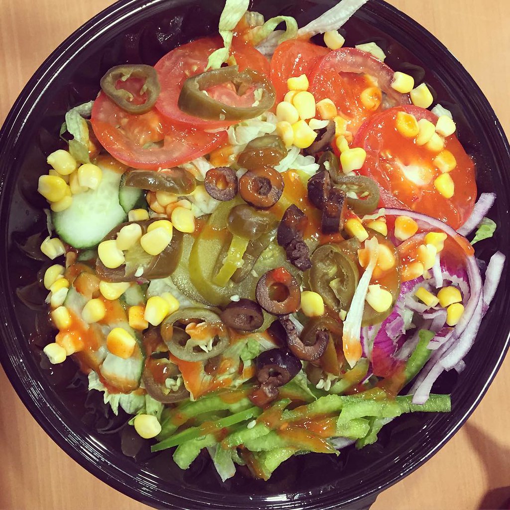 subway salad menu