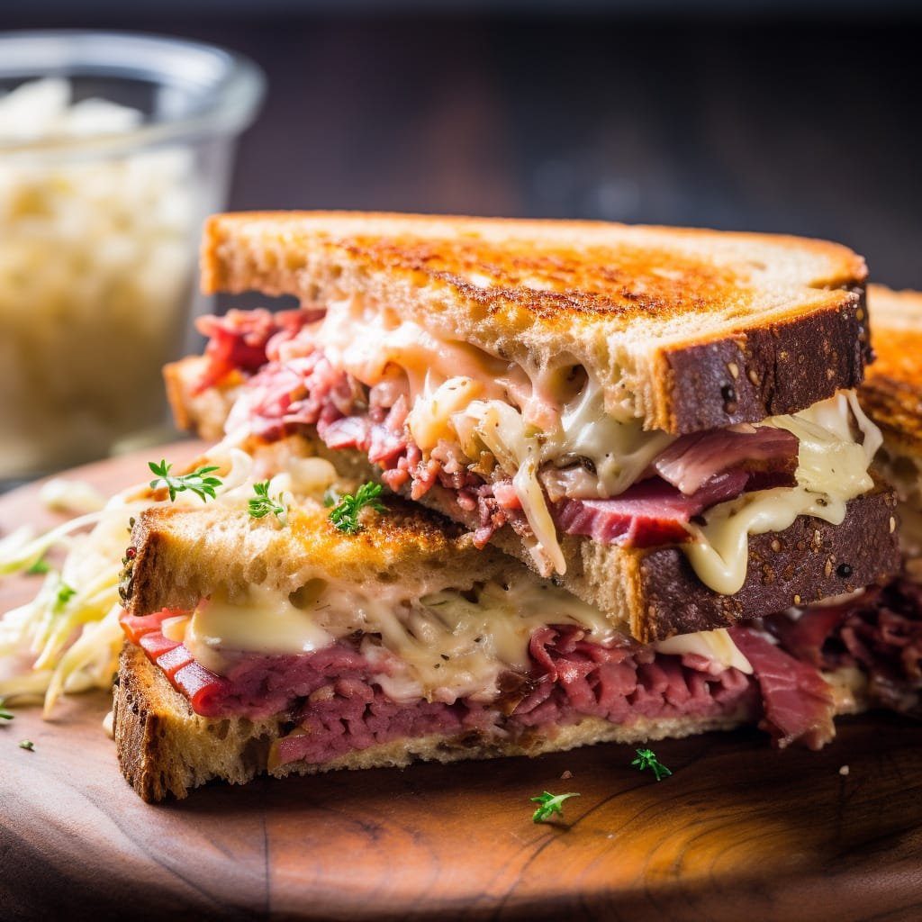 A Delightful Twist The Classic Reuben Sandwich