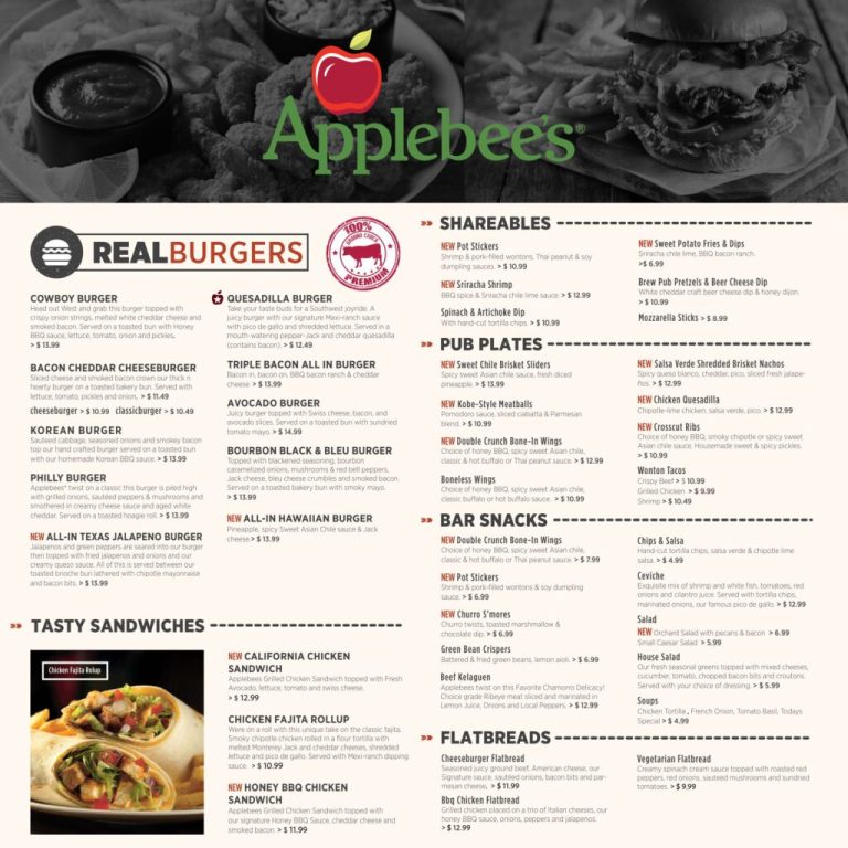 “Applebee’s Lakeland: Menu Prices & Dining Specials”