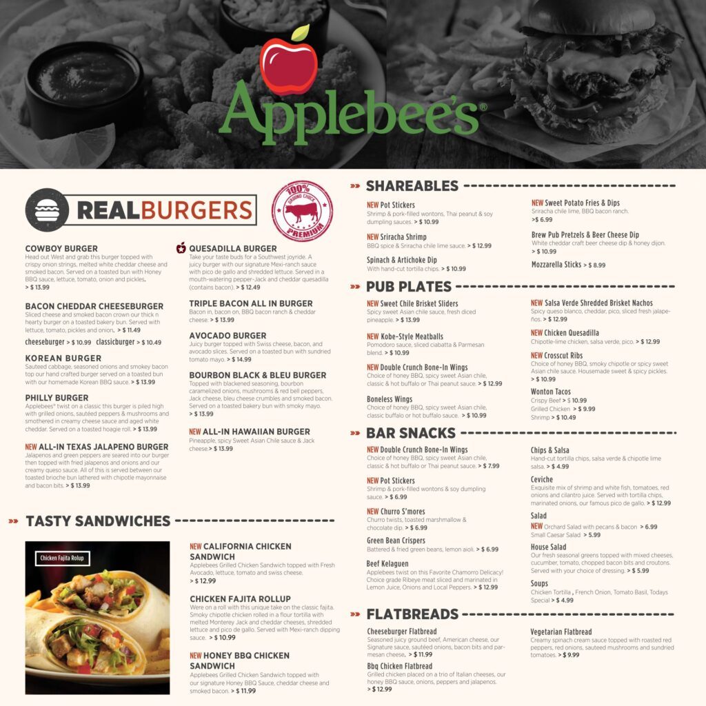 Printable Applebees Menu with Price 15831 1024x1024 1