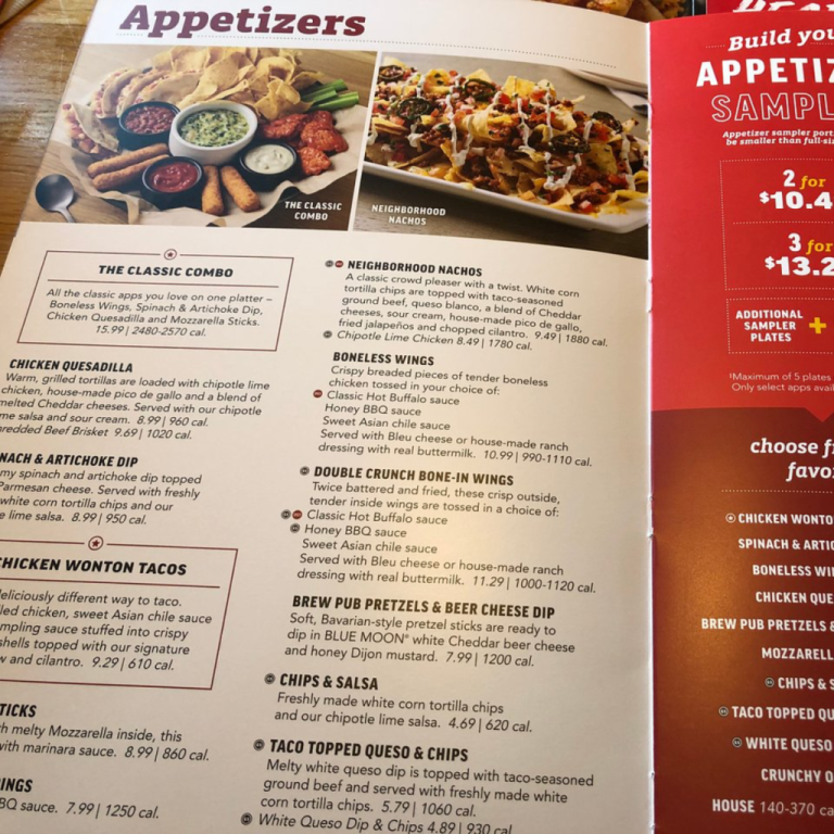 “Applebee’s Menu Specials Today: Deals & Prices Revealed!”