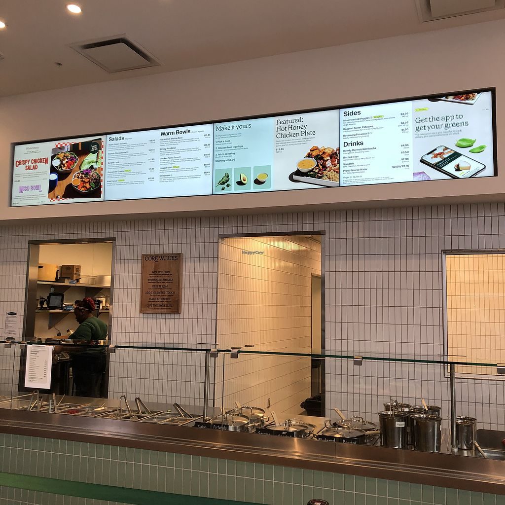 sweetgreen menu