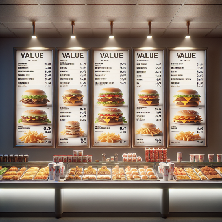 KFC Value Menu With Prices