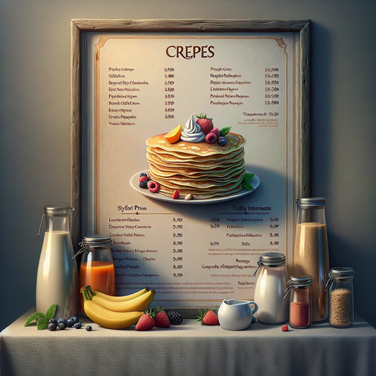 IHOP Crepes Menu With Prices