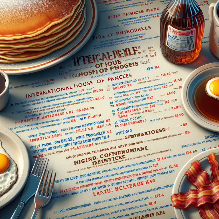 IHOP If Menu With Prices