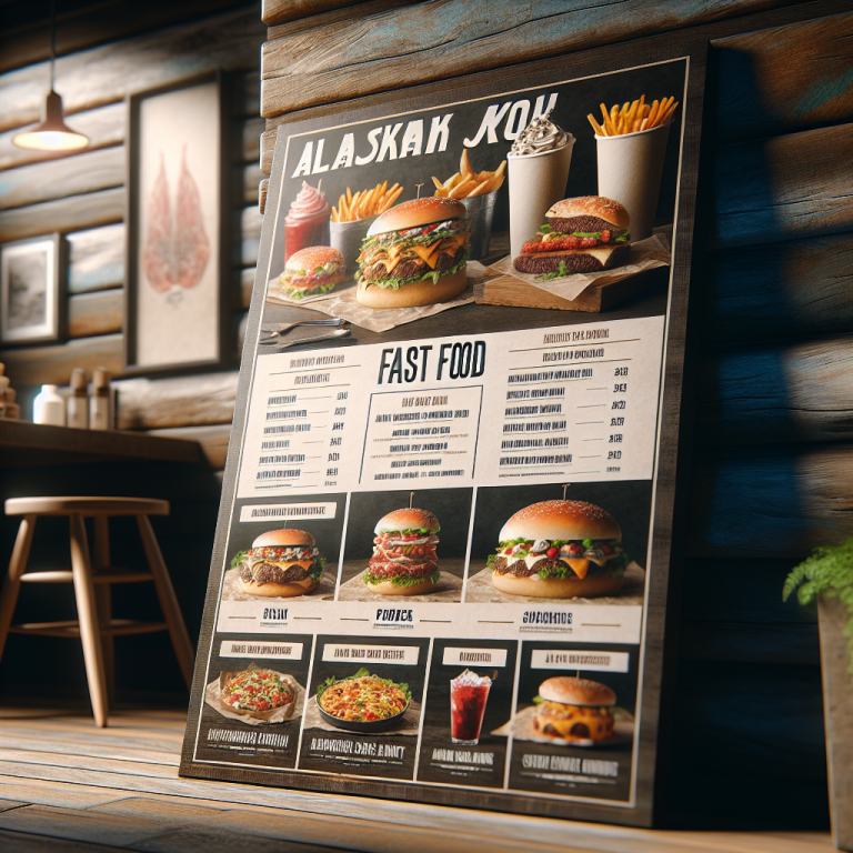 Alaska McDonaldʼs Menu With Prices