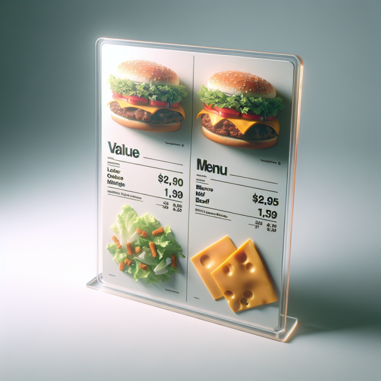 McDonaldʼs $1 Menu With Prices