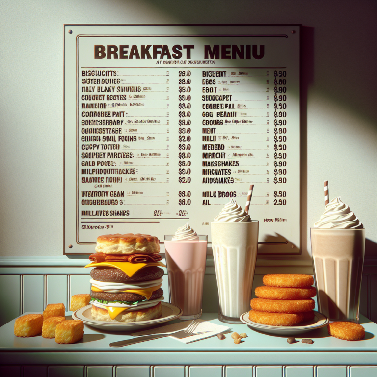 McDonaldʼs Menu Breakfast Prices With Prices