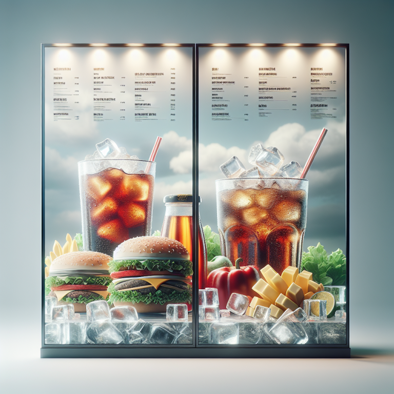 McDonaldʼs Menu Drinks With Prices