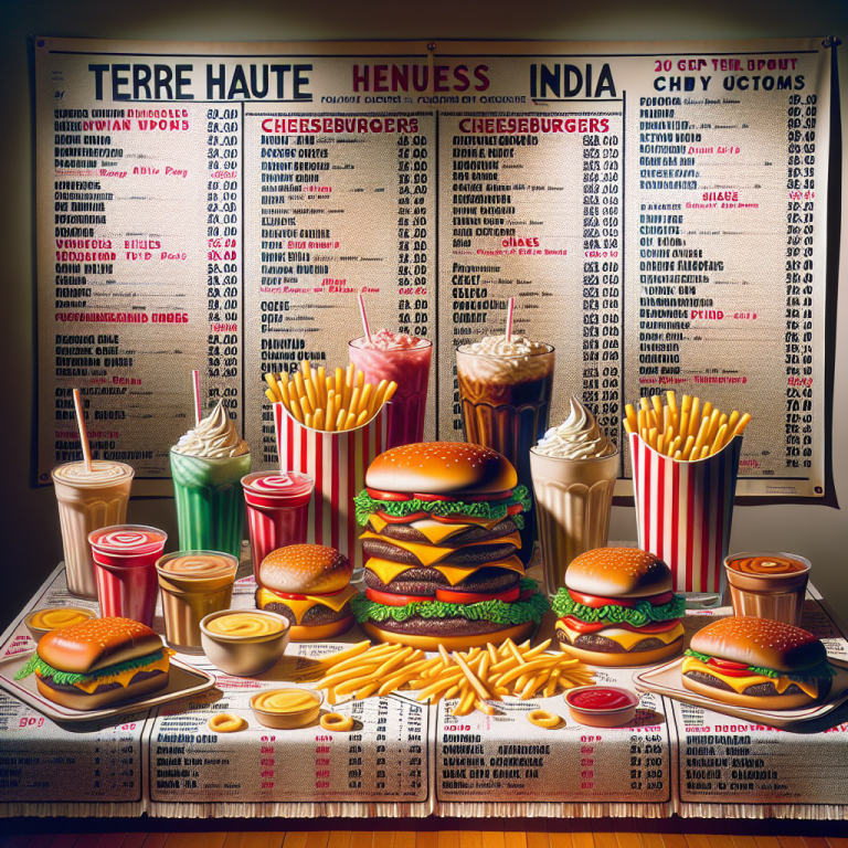 McDonaldʼs Terre Haute Menu With Prices