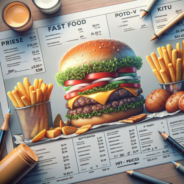 Printable McDonaldʼs Menu With Prices