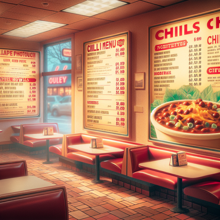 Wendyʼs Chili Menu With Prices