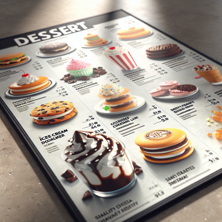 WendyʼS Dessert Menu Prices