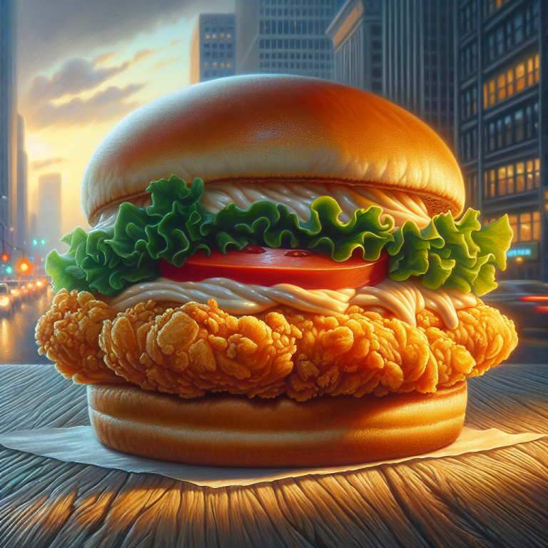 Wendyʼs Menu Crispy Chicken Sandwich