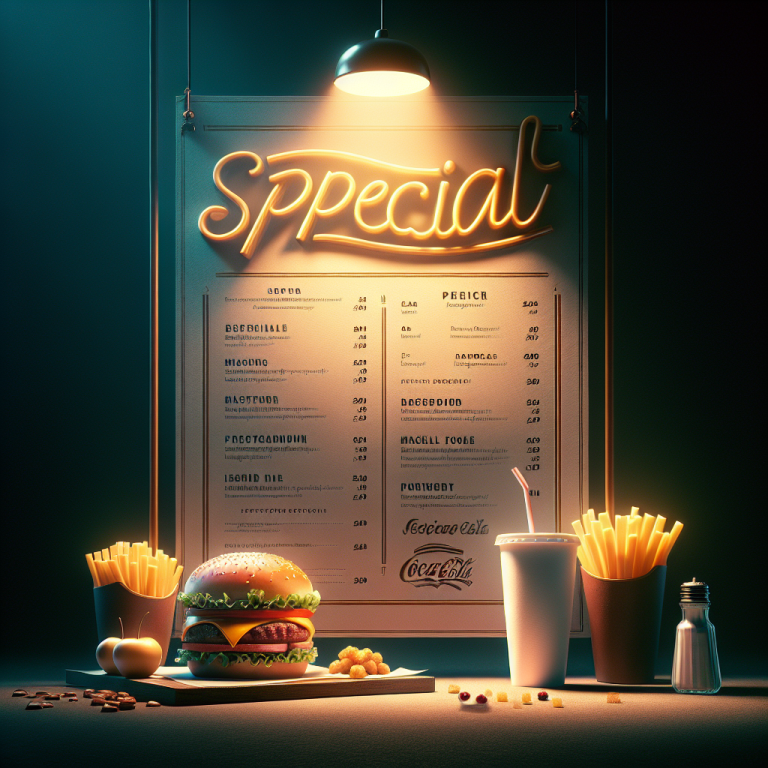 Wendyʼs Special Menu