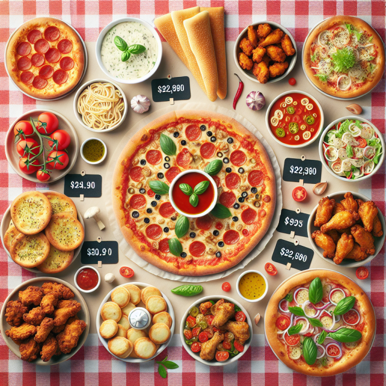 Pizza Hut Full Menu With Prices