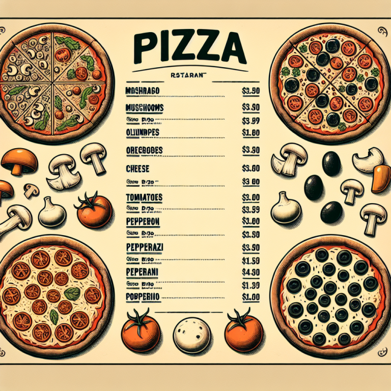 Pizza Hut Menu With Price