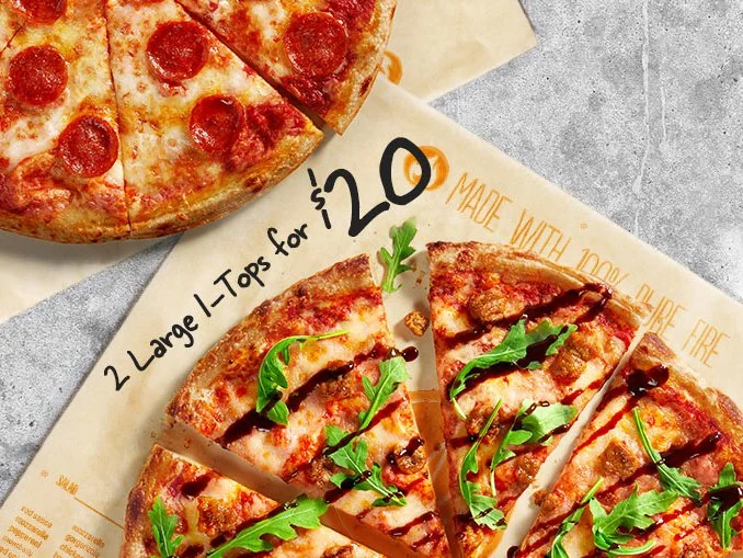 Blaze Pizza Lunch Menu