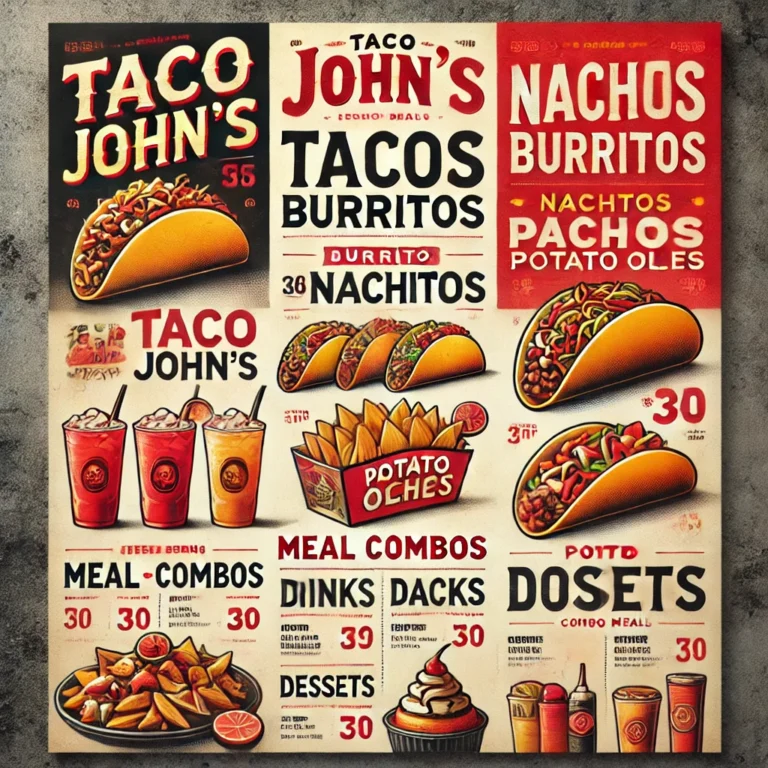 Discover Taco John’s Menu with Prices: An In-Depth Guide to Authentic Tex-Mex Flavors