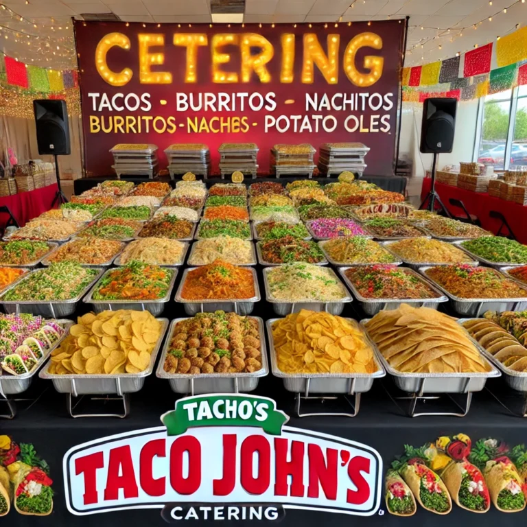 Discover Taco John’s Catering Menu menu, Taco John’s Catering Menu prices, and Taco John’s Catering Menu operating hours – The Ultimate Guide to Catering Excellence